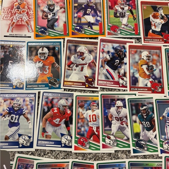 Lot of 69 panini 2023-2025 Score football cards with parallels & Rookie cards - Picture 6 of 10